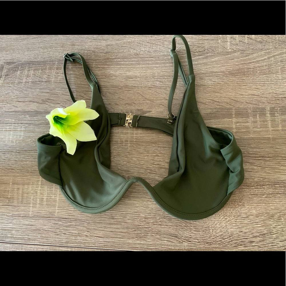 Zaful plunge underwire bikini top